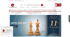 Desktop Screenshot of chessbazaar.com